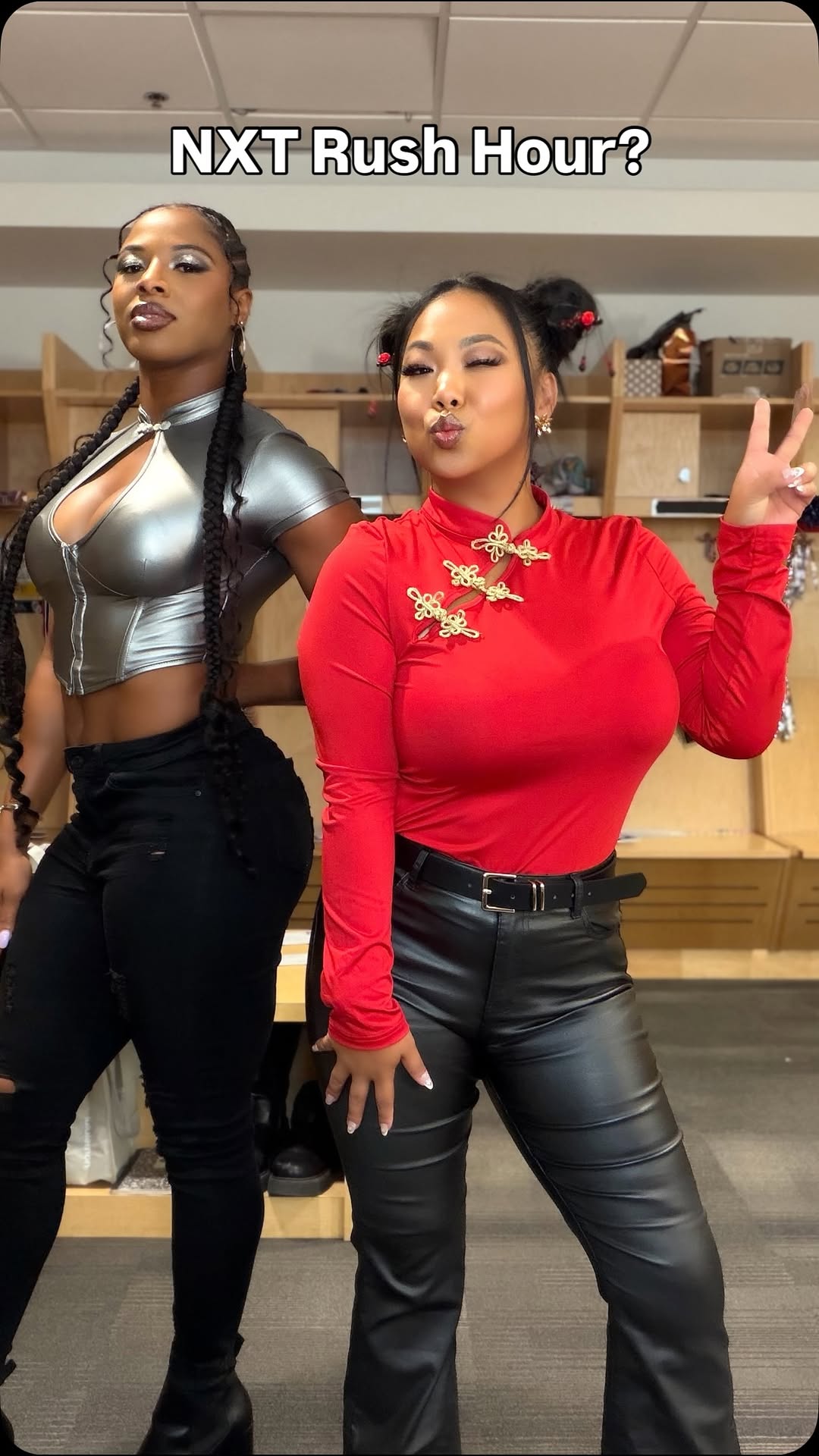 Detective Armstrong 🤝 Detective Choo
NXT Rush Hour w/ @kali_wwe 🤭 What’s your favorite scene from Rush Hour?? 

Tune in to @wwenxt tonight at 8/7c on @thecw