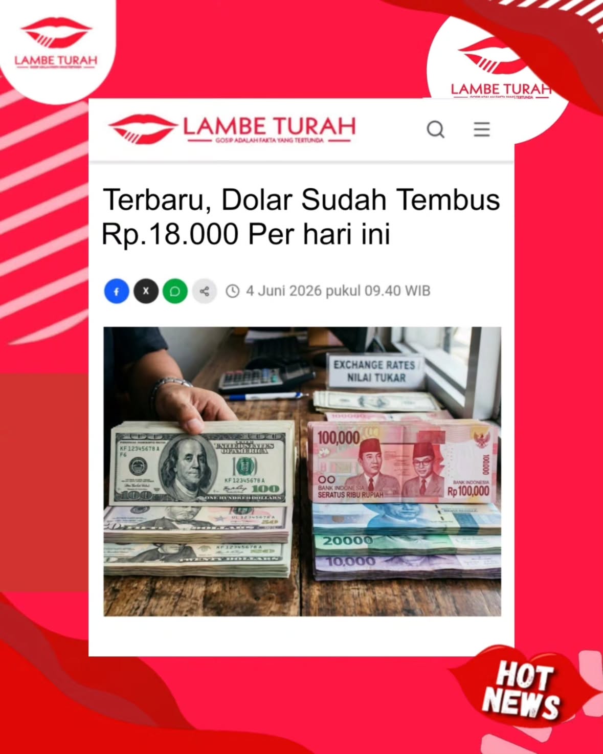 Lapan belas rebu nderrr..