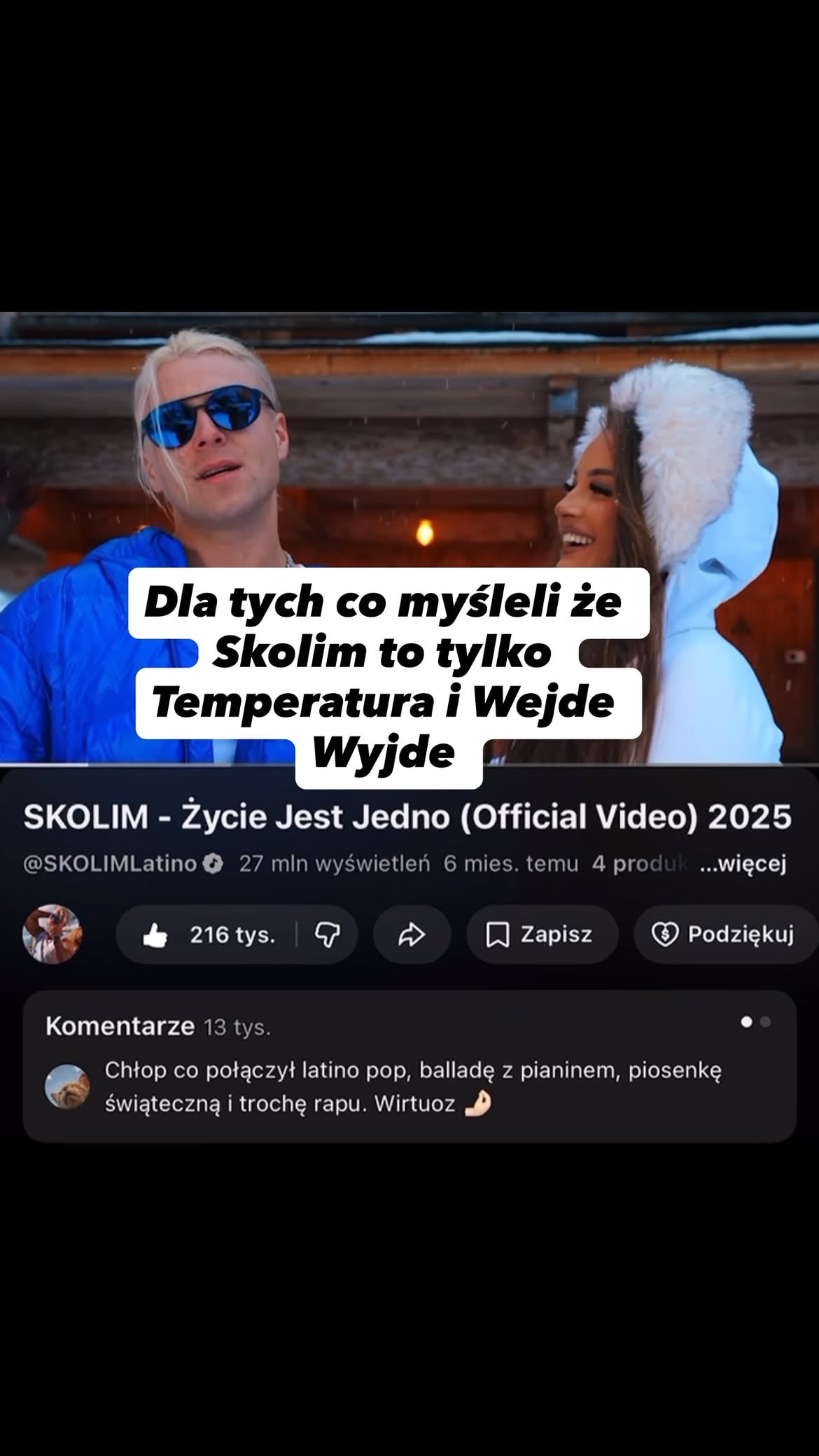 Dla Tych co myśleli że Skolim to tylko Temperatura i Wejde Wyjde Pozdrawiam #skolim