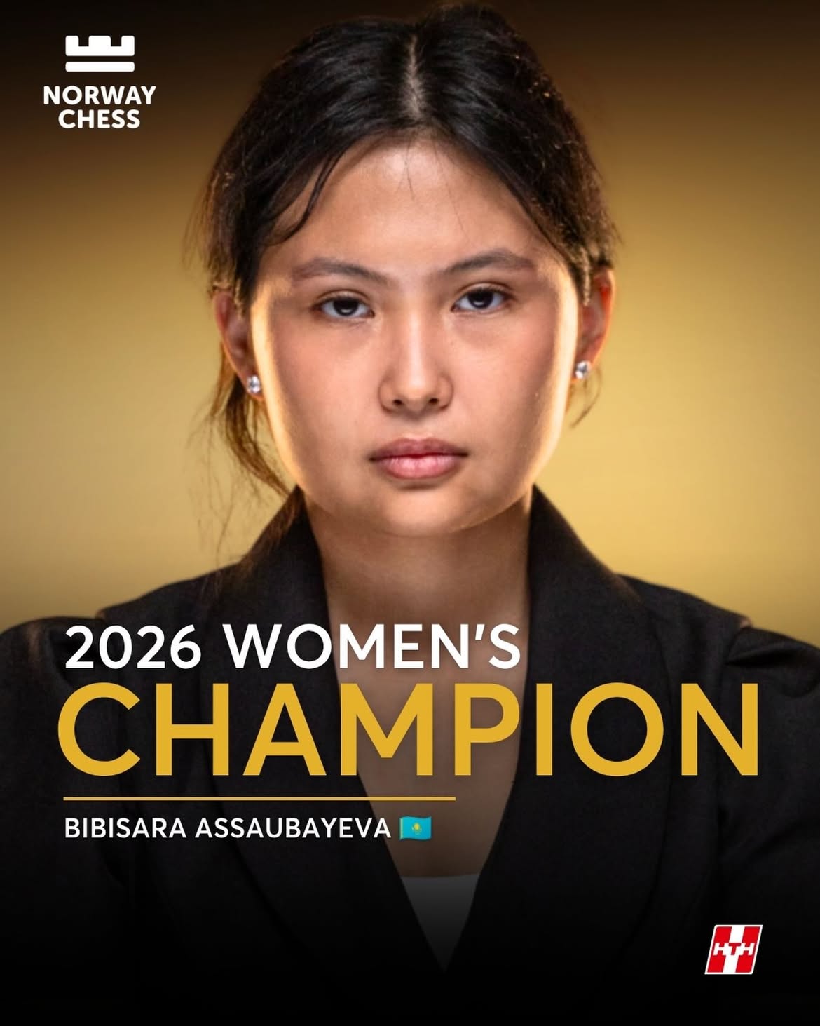 🇰🇿BIBISARA ASSAUBAYEVA IS THE NORWAY CHESS WOMEN CHAMPION 2026 👏👏👏
 #NorwayChess 
📷 NorwayChess / Tor Nilssen & Kjetil V. T.