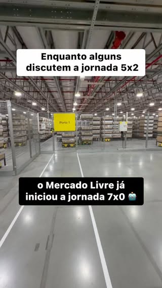 Jornada 6x1, 5x2… ou seria a 7x0? 🤖

A tecnologia e os processos do Mercado Livre são absurdos. Por isso, são 95 vendas por segundo e 21 centros de distribuição HOJE, número que, nos próximos meses, chegará a 40.

E os vendedores podem usar essa estrutura através do FULL.

Insano! 

Aproveitando, a MeliXP está chegando. O evento anual do Mercado Livre para vendedores e para quem quer começar a vender. Use o nosso cupom e consiga desconto: EcommercePuro10