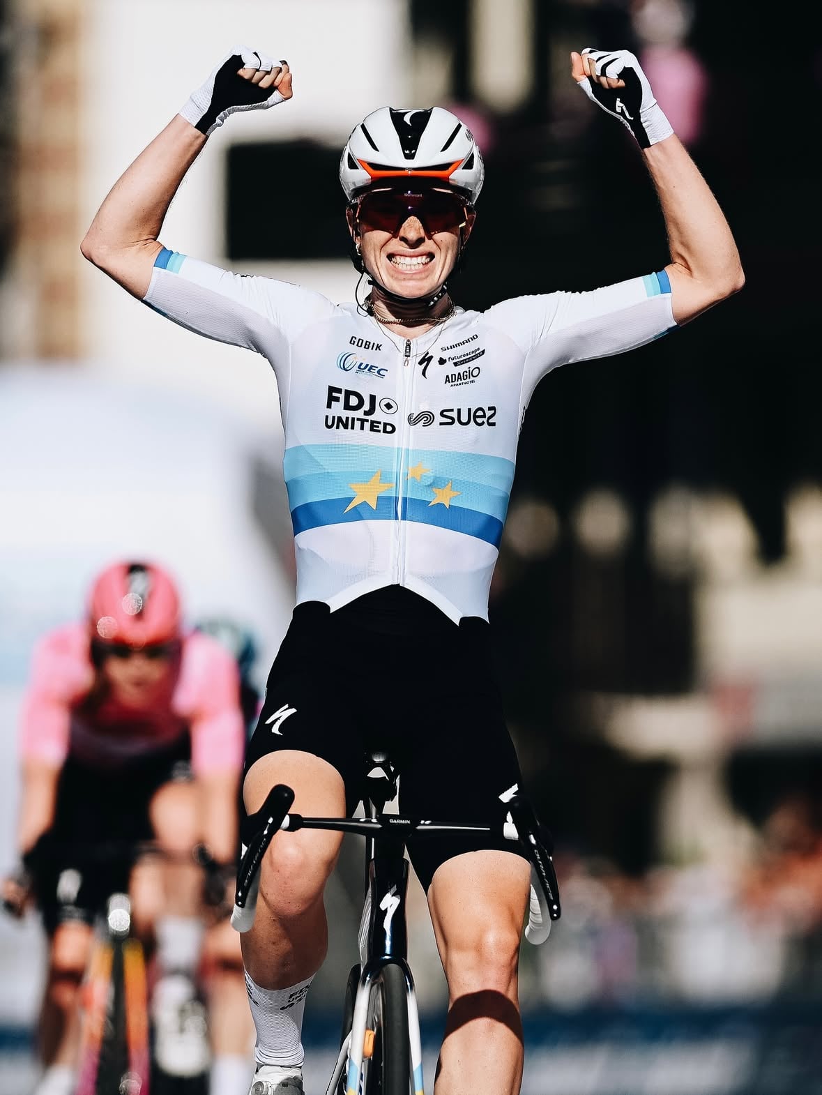 WHAT A FIGHT 🩷 @giroditaliawomen 

Demi takes her first-ever stage win at the Giro !