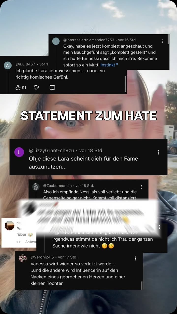!STATEMENT ZUM HATE! 

Vanessa und ich sind die einzigen beiden die wissen wie unsere Beziehung wirklich ist. Wir schenken uns jeden Tag Liebe und machen uns zur glücklichsten Person der Welt! Ich liebe dich Baby ❤️