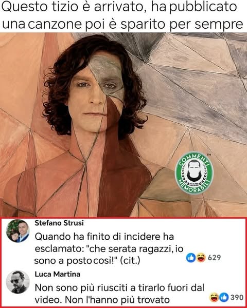 Ora è solo qualcuno che conoscevamo. #ammettetelo #misteri #commentimemorabili