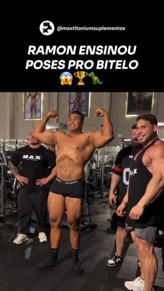 @bitelonatural mandou muito nas poses com ajuda do @ramondinopro 💪

Em breve o vídeo completo no canal 🔥

#maxtitanium #ramondino #bitelo #treino #academia