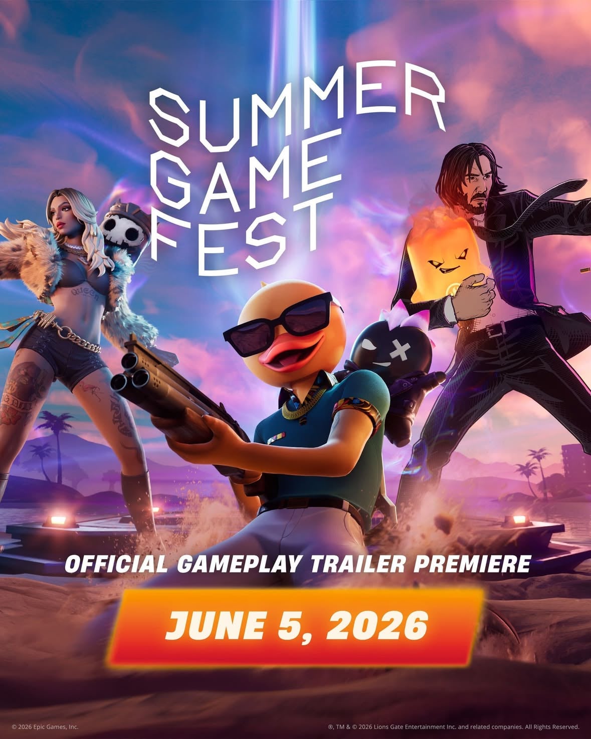 @The_Ben_Starr will reveal the official gameplay trailer live on stage for Fortnite's next season, Runners, during #SummerGameFest. ⁣
⁣
Don't miss the global livestream right before the SHATTERED End of Season Live Event.