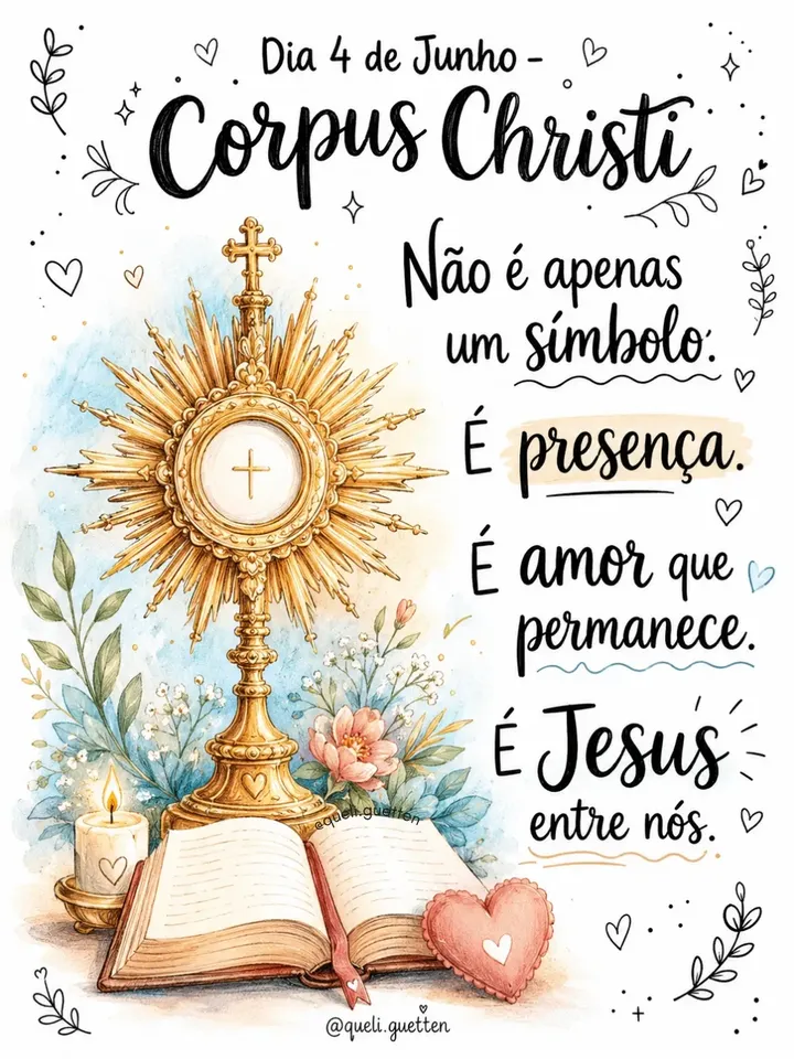 Jesus está entre nós! 🙏🤍🌟