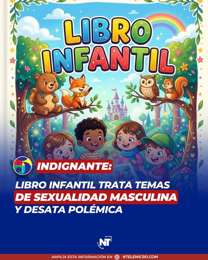 Una fuerte controversia se ha generado en España tras la inclusión de un libro de educación sexual dirigido a niños y adolescentes en el catálogo de bibliotecas e institutos públicos de Cataluña. El material ha provocado debate entre sectores educativos y sociales, que cuestionan el enfoque y el tipo de contenidos que se están poniendo a disposición de menores en espacios educativos.

Se trata de El semen mola, una publicación de la editorial Montena, escrita por la psicóloga Anna Salvia e ilustrada por Cristina Torrón, cuyo objetivo es abordar sin tabúes aspectos del desarrollo sexual masculino. Sin embargo, la polémica se ha intensificado por algunas de las actividades propuestas en el libro, como invitar a los menores a reflexionar y escribir sobre su primera eyaculación, describir la experiencia e incluso acompañarla con ilustraciones o compartirla en su entorno cercano.

Amplíe más detalles en www.ntelemicro.com

#NTelemicro5 #EmisiónEstelarNT5 #LibroInfantil #Polémica #Niños
