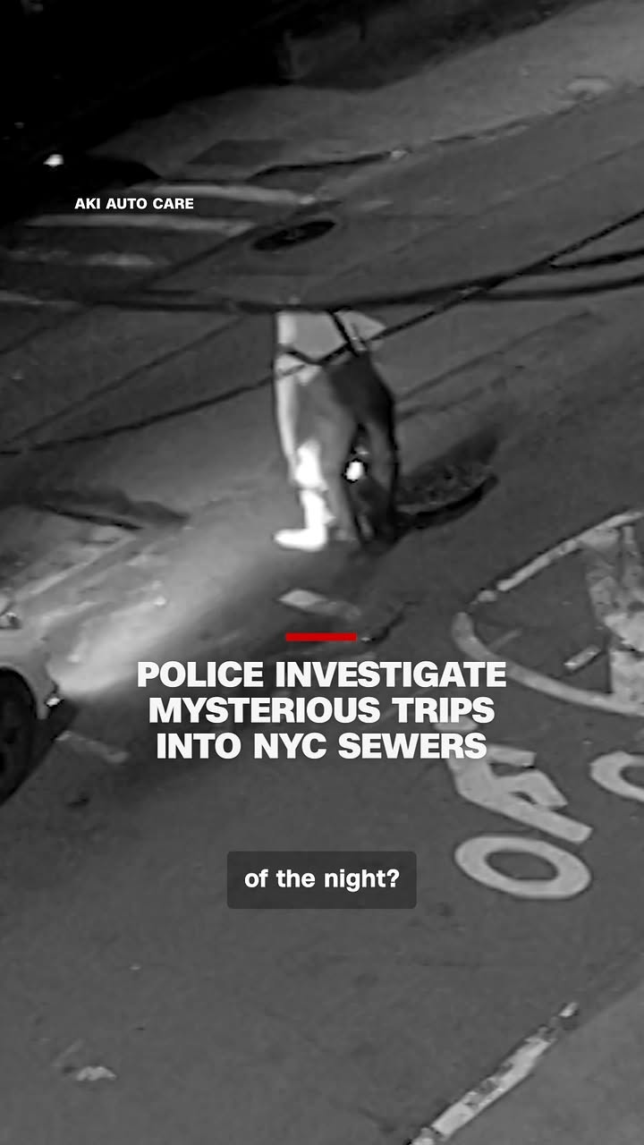 Surveillance videos show multiple groups of people entering New York City's sewer system through maintenance holes in Brooklyn and Queens over the last month. Police say there is no known threat to public safety, but the incidents remain under investigation.