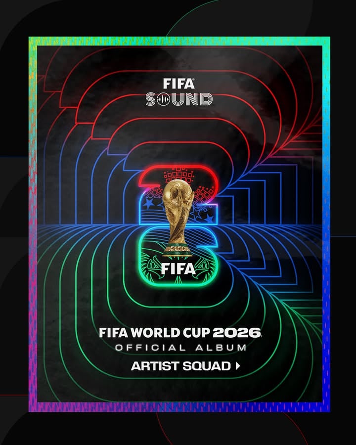 The squad for the Official #FIFAWorldCup 2026™ Album is here! 🎶 
 
Pre-save for the album release on June 5 🎧 
 
Stay tuned for more to come 👀