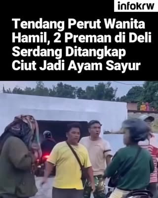 Satu video yang menarasikan adanya seorang wanita yang tengah hamil muda ditendang dan suaminya dipukuli oleh 2 preman di terowongan Tembung, Kabupaten Deli Serdang, viral di media sosial. Kini kedua pelaku telah ditangkap.

Berdasarkan video yang dilihat detikSumut, Kamis (4/6/2026), tampak ada seorang pengendara sepeda motor yang tengah berhenti. Keduanya diketahui merupakan pasangan suami istri (pasutri).

Tak lama, pria yang awalnya menendang wanita itu juga hendak memukuli korban laki-laki. Wanita itu berteriak histeris.

Di sekitar lokasi banyak pengendara. Pengunggah menyebut wanita itu tengah hamil muda.

“Suami istri dianiaya para preman di terowongan Tembung, saat ada tawuran. Kondisi si istri lagi hamil muda,” demikian narasi unggahan itu.

Kasat Reskrim Polrestabes Medan AKBP Adrian Risky Lubis mengatakan penganiayaan itu terjadi di terowongan Jalan Baru, Kecamatan Percut Sei Tuan, Rabu (3/6) sekira pukul 18.30 WIB. Kini, pihaknya telah menangkap kedua pelaku bernama Zul Yarham Lubis (46) dan Julpikar Lubis (37).

“(Kedua) terduga pelaku diamankan dan mengakui perbuatannya,” kata Adrian.

Adrian menyebut kedua pelaku ditangkap saat berada di salah satu bengkel di Jalan Baru sekira pukul 23.00 WIB. Setelah itu, kedua pelaku diboyong ke kantor polisi untuk diproses.

Sumber Detik.com #infokrw