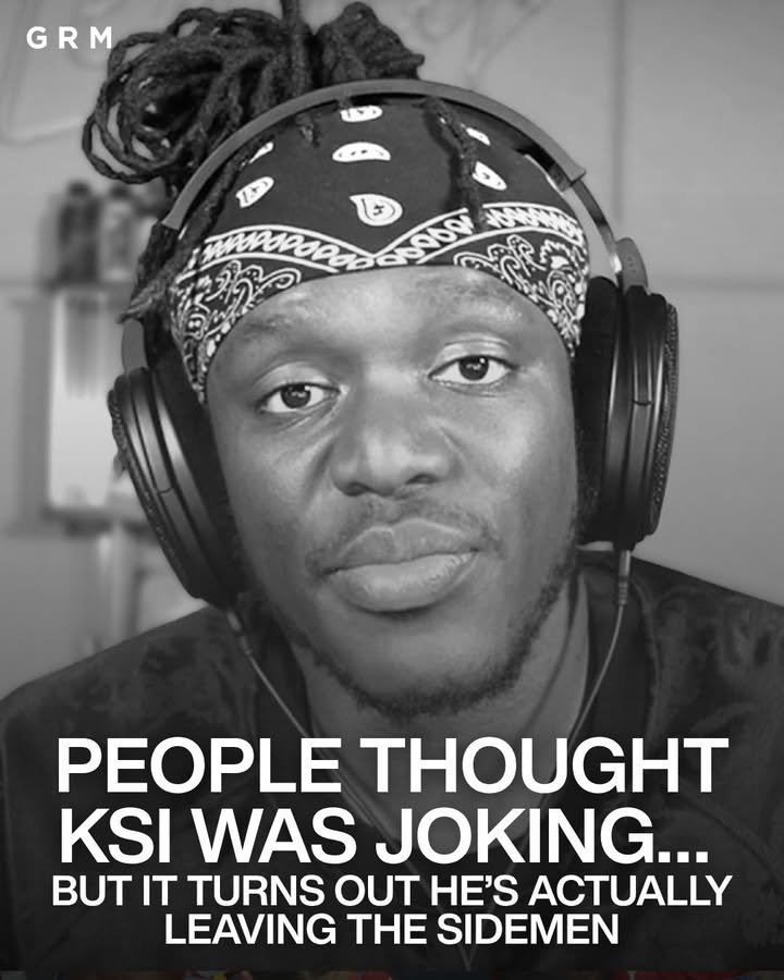 @ksi's shock Sidemen exit is officially real 👀⁠
⁠
When he first announced he was leaving the group after 13 years, a lot of fans assumed it was another Sidemen stunt or prank.⁠
⁠
Now, representatives have confirmed the announcement is genuine.⁠
⁠
KSI says the decision comes down to being pulled in too many directions, with music, business, football, TV and countless other projects demanding his attention.⁠
⁠
The remaining Sidemen members have also responded, admitting the news came as a surprise to them.⁠
⁠
The end of an era? 🤔