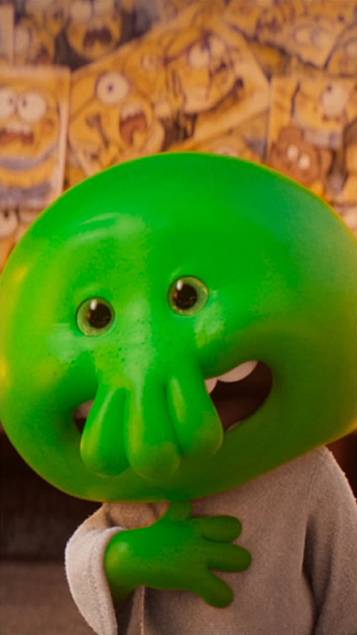 say bello to Trey Parker as Goomi. don't miss Minions & Monsters, only in theaters July 1.