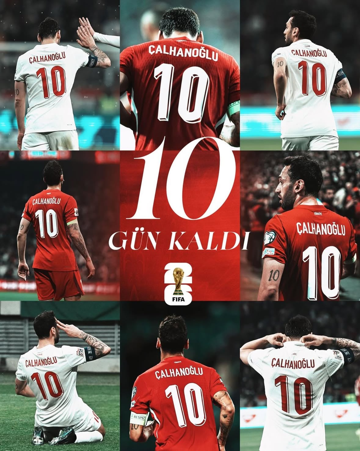 #BizimÇocuklar’ın Dünya Kupası’nda sahne almasına son 1️⃣0️⃣ gün… ⏳

🇦🇺 Avustralya 🆚 Türkiye 🇹🇷
🗓️ 14.06.2026
🕖 TSİ 07.00

#BizimÇocuklar 🇹🇷 | #TürkÖndeTürkİleri
